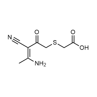 2-((4-Amino-3-cyano-2-oxopent-3-en-1-yl)thio)acetic acid|CS-0346374