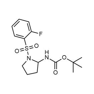 Tert-butyl (1-((2-fluorophenyl)sulfonyl)pyrrolidin-2-yl)carbamate|CS-0346593