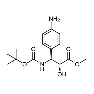 Methyl (2r,3s)-3-(4-aminophenyl)-3-((tert-butoxycarbonyl)amino)-2-hydroxypropanoate|CS-0346662