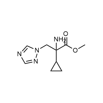 Methyl 2-amino-2-cyclopropyl-3-(1h-1,2,4-triazol-1-yl)propanoate|CS-0346806