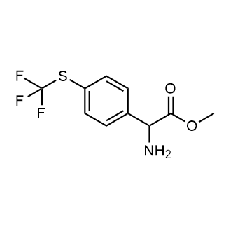 Methyl 2-amino-2-(4-((trifluoromethyl)thio)phenyl)acetate|CS-0346850