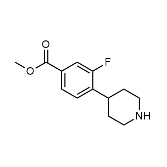Methyl 3-fluoro-4-(piperidin-4-yl)benzoate|CS-0347234