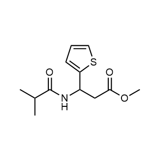 Methyl 3-isobutyramido-3-(thiophen-2-yl)propanoate|CS-0347391