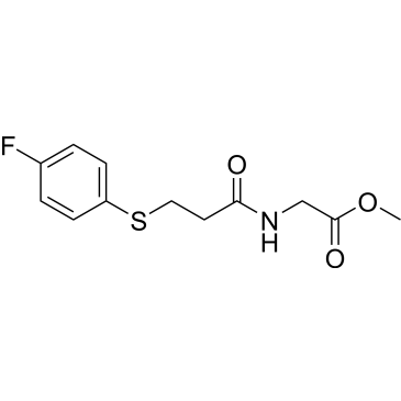 Methyl (3-((4-fluorophenyl)thio)propanoyl)glycinate|CS-0347561