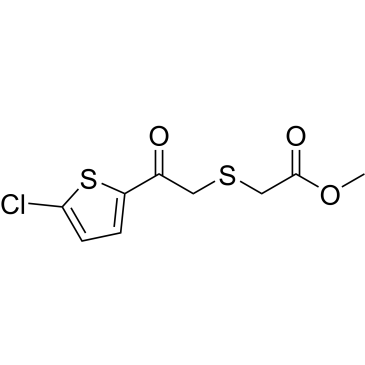 Methyl 2-((2-(5-chlorothiophen-2-yl)-2-oxoethyl)thio)acetate|CS-0347616