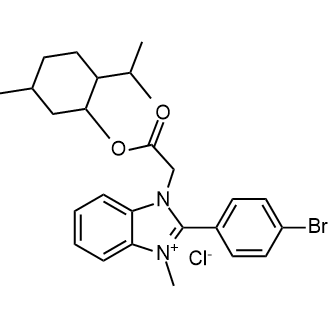 2-(4-Bromophenyl)-1-(2-((2-isopropyl-5-methylcyclohexyl)oxy)-2-oxoethyl)-3-methyl-1h-benzo[d]imidazol-3-ium chloride|CS-0347645