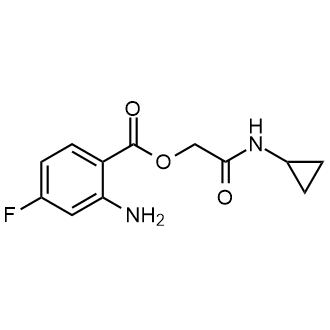 2-(Cyclopropylamino)-2-oxoethyl 2-amino-4-fluorobenzoate|CS-0347717