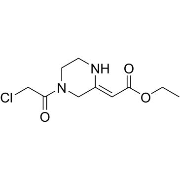 Ethyl 2-(4-(2-chloroacetyl)piperazin-2-ylidene)acetate|CS-0347969