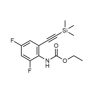 Ethyl (2,4-difluoro-6-((trimethylsilyl)ethynyl)phenyl)carbamate|CS-0348203