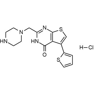 2-(Piperazin-1-ylmethyl)-5-(thiophen-2-yl)thieno[2,3-d]pyrimidin-4(3h)-one hydrochloride|CS-0348368