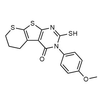 2-Mercapto-3-(4-methoxyphenyl)-6,7-dihydro-5h-thiopyrano[3',2':4,5]thieno[2,3-d]pyrimidin-4(3h)-one|CS-0348514