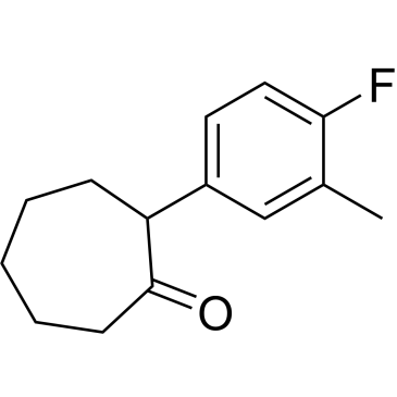 2-(4-Fluoro-3-methylphenyl)cycloheptan-1-one|CS-0348531