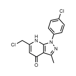 6-(Chloromethyl)-1-(4-chlorophenyl)-3-methyl-1,7-dihydro-4h-pyrazolo[3,4-b]pyridin-4-one|CS-0348832