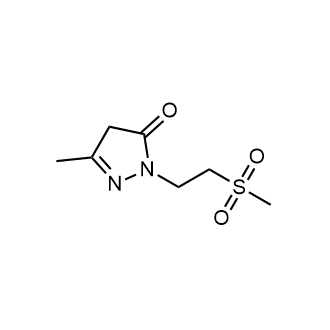 5-Methyl-2-(2-(methylsulfonyl)ethyl)-2,4-dihydro-3h-pyrazol-3-one|CS-0348866