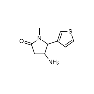 4-Amino-1-methyl-5-(thiophen-3-yl)pyrrolidin-2-one|CS-0348992