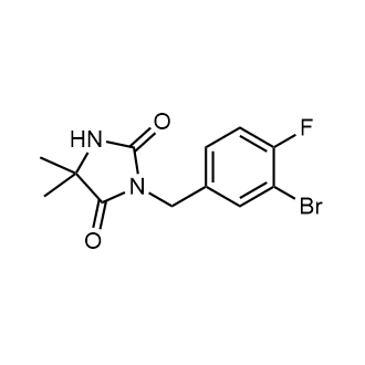 3-(3-Bromo-4-fluorobenzyl)-5,5-dimethylimidazolidine-2,4-dione|CS-0349128
