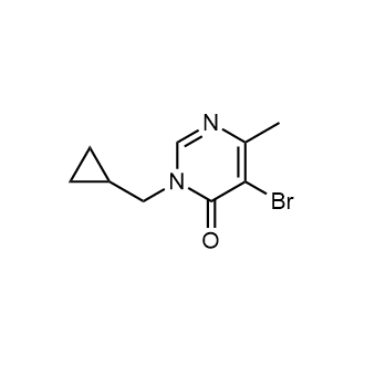 5-Bromo-3-(cyclopropylmethyl)-6-methylpyrimidin-4(3h)-one|CS-0349147
