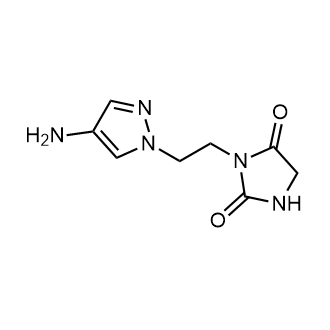 3-(2-(4-Amino-1h-pyrazol-1-yl)ethyl)imidazolidine-2,4-dione|CS-0349205
