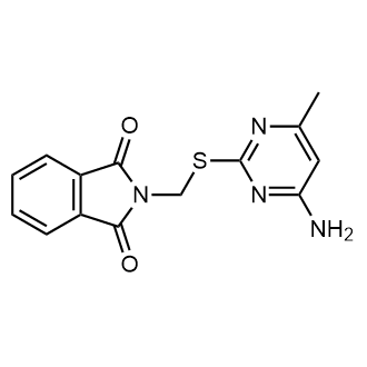 2-(((4-Amino-6-methylpyrimidin-2-yl)thio)methyl)isoindoline-1,3-dione|CS-0349225