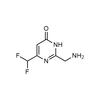2-(Aminomethyl)-6-(difluoromethyl)pyrimidin-4(3h)-one|CS-0349403