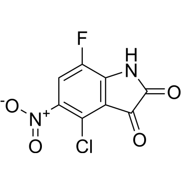 4-Chloro-7-fluoro-5-nitroindoline-2,3-dione|CS-0349469