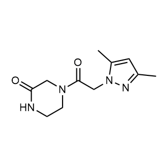 4-(2-(3,5-Dimethyl-1h-pyrazol-1-yl)acetyl)piperazin-2-one|CS-0349617