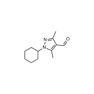 1-Cyclohexyl-3,5-dimethyl-1h-pyrazole-4-carbaldehyde|CS-0349936