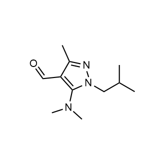 5-(Dimethylamino)-1-isobutyl-3-methyl-1h-pyrazole-4-carbaldehyde|CS-0349951