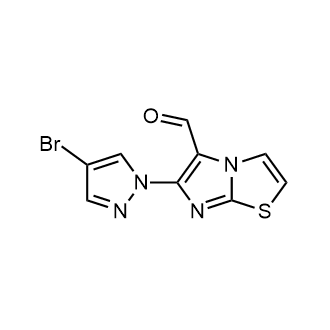 6-(4-Bromo-1h-pyrazol-1-yl)imidazo[2,1-b]thiazole-5-carbaldehyde|CS-0349981