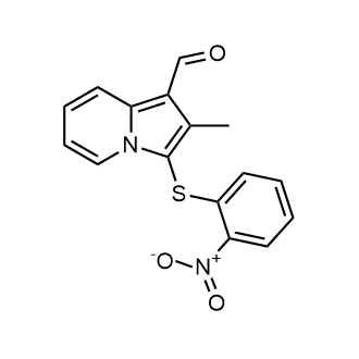 2-Methyl-3-((2-nitrophenyl)thio)indolizine-1-carbaldehyde|CS-0349995