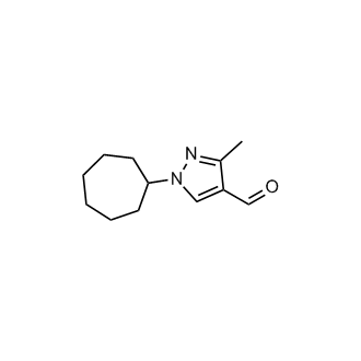 1-Cycloheptyl-3-methyl-1h-pyrazole-4-carbaldehyde|CS-0350220