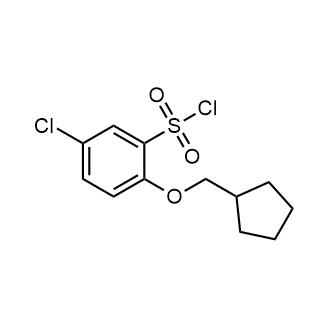 5-Chloro-2-(cyclopentylmethoxy)benzenesulfonyl chloride|CS-0350720