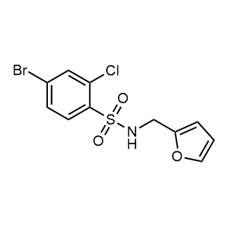 4-Bromo-2-chloro-n-(furan-2-ylmethyl)benzenesulfonamide|CS-0350803
