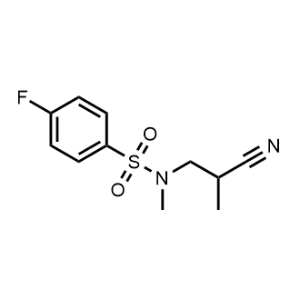 N-(2-Cyanopropyl)-4-fluoro-N-methylbenzenesulfonamide|CS-0350985