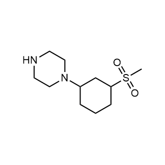 1-(3-(Methylsulfonyl)cyclohexyl)piperazine|CS-0351381