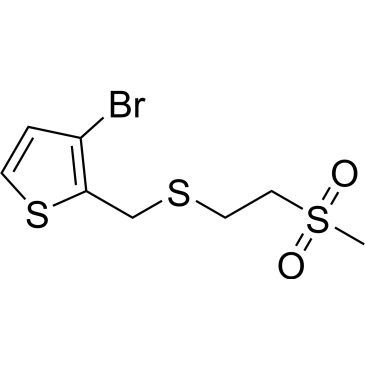 3-Bromo-2-(((2-(methylsulfonyl)ethyl)thio)methyl)thiophene|CS-0351955