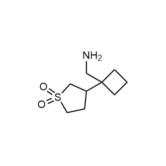 3-(1-(Aminomethyl)cyclobutyl)tetrahydrothiophene 1,1-dioxide|CS-0352148