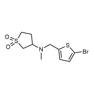 3-(((5-Bromothiophen-2-yl)methyl)(methyl)amino)tetrahydrothiophene 1,1-dioxide|CS-0352169