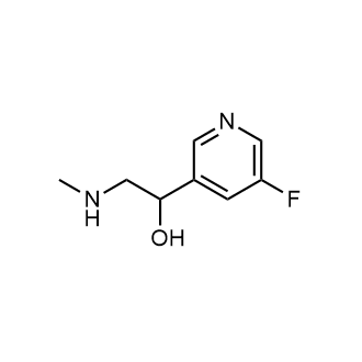 1-(5-Fluoropyridin-3-yl)-2-(methylamino)ethan-1-ol|CS-0352391