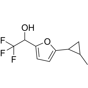 2,2,2-Trifluoro-1-(5-(2-methylcyclopropyl)furan-2-yl)ethan-1-ol|CS-0352428