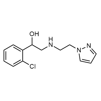 2-((2-(1h-Pyrazol-1-yl)ethyl)amino)-1-(2-chlorophenyl)ethan-1-ol|CS-0352548