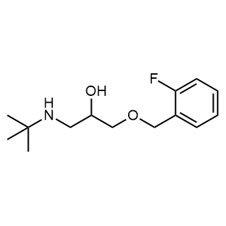 1-(Tert-butylamino)-3-((2-fluorobenzyl)oxy)propan-2-ol|CS-0352840
