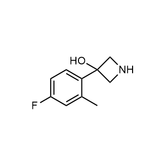 3-(4-Fluoro-2-methylphenyl)azetidin-3-ol|CS-0353312