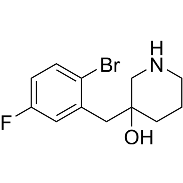 3-(2-Bromo-5-fluorobenzyl)piperidin-3-ol|CS-0353466
