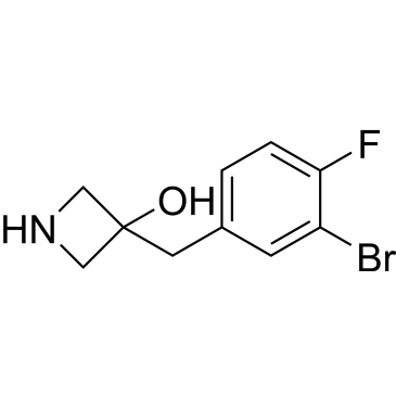 3-(3-Bromo-4-fluorobenzyl)azetidin-3-ol|CS-0353506
