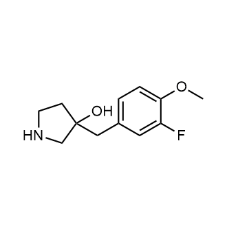 3-(3-Fluoro-4-methoxybenzyl)pyrrolidin-3-ol|CS-0353522
