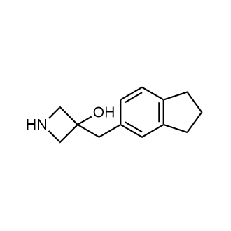 3-((2,3-Dihydro-1h-inden-5-yl)methyl)azetidin-3-ol|CS-0353559