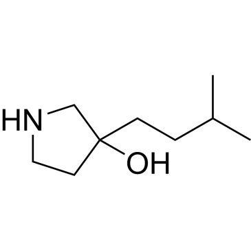 3-Isopentylpyrrolidin-3-ol|CS-0353599