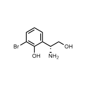 (r)-2-(1-Amino-2-hydroxyethyl)-6-bromophenol|CS-0353697