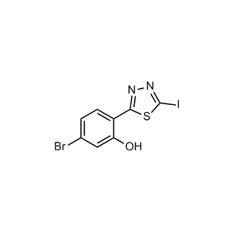 5-Bromo-2-(5-iodo-1,3,4-thiadiazol-2-yl)phenol|CS-0353819